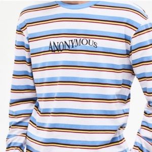 PacSun Anonymous Striped Long Sleeve Shirt
